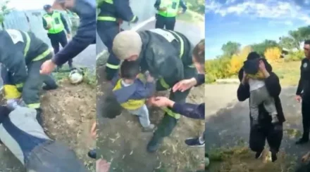 Қарағандыда бір жасар сәби шұңқырға құлап кетті