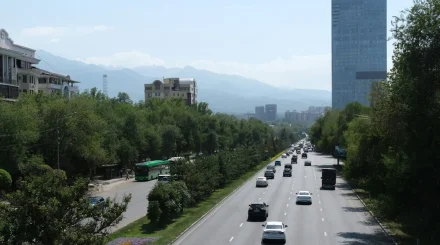 Схема движения изменилась на проспекте Аль-Фараби в Алматы