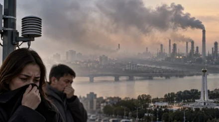 «Задыхается весь город»: жители Атырау снова пожаловались на плохой воздух