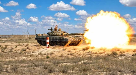 Танкисты морской пехоты поразили все мишени на полигоне в Мангистау