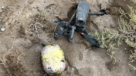 Дрон с «посылкой» нашли возле колонии в Атырау