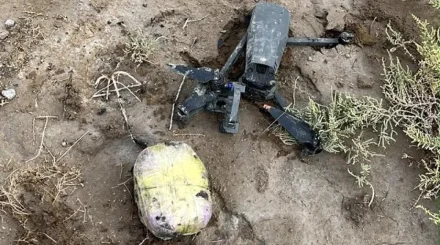 В Атырау военнослужащий Нацгвардии обнаружил беспилотник со свертком