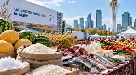 Астанада Қызылорда облысының ауыл шаруашылығы жәрмеңкесі өтеді
