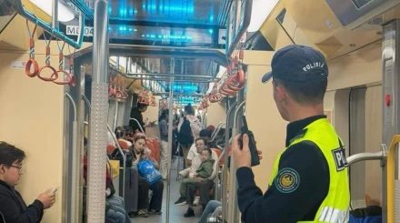 Пассажир устроил переполох на станции LRT "Аэропорт" в Астане