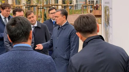 Женис Касымбек побывал на GreenLine, где скоро откроют новые участки