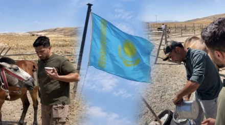 В турецкой деревне показали, как казахи готовят настоящий кумыс
