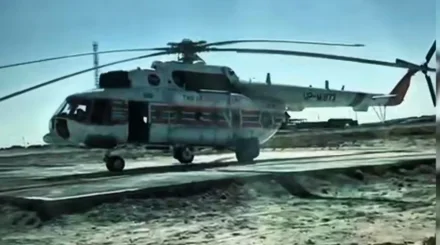 Водителя экскурсионной группы эвакуировали с маршрута вертолетом в Мангистау