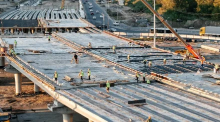 Өскемендегі ірі жол айрығының құрылысы аяқталуда