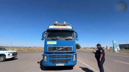 Жетісуда жүк көліктері автоматты салмақ бақылауын айналып өтіп жүргені анықталды
