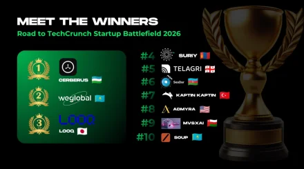 Казахстанский стартап вышел в финал TechCrunch Startup Battlefield