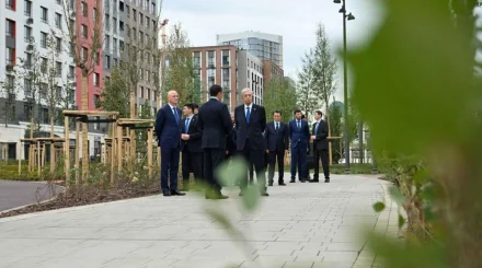 Токаев ознакомился с благоустройством аллеи "Мыңжылдық" и парка GreenLine