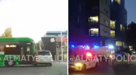   Алматыда автобус пен көлік соқтығысып, тоғыз адам зардап шекті   