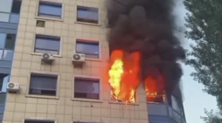 Алматыда көпқабатты үйдегі өрт кезінде 26 адам құтқарылды