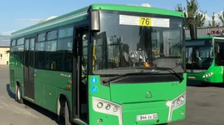 Алматыда 3 мыңнан астам автобустың жартысынан зиян газ шығады