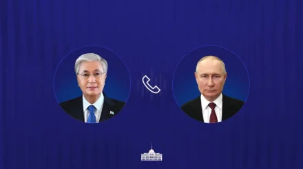 Мемлекет басшысы Ресей Президенті Владимир Путинмен телефон арқылы сөйлесті