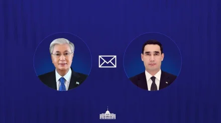 Токаев поздравил президента Туркменистана с днем рождения