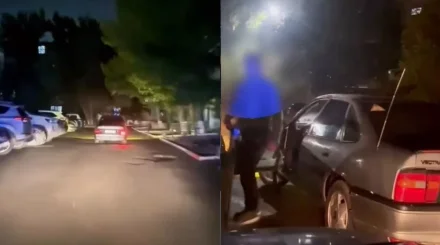 Пьяный водитель без прав пытался скрыться от полиции в Хромтау (ВИДЕО)