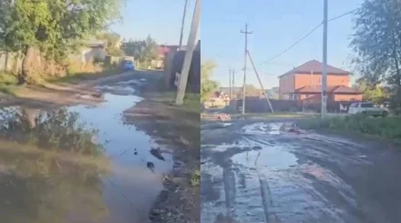 Петропавл тұрғындары батпақ кешіп жүр: халық көшенің жағдайына шағымданды