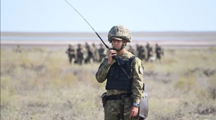Более 500 военных задействованы в учениях в казахстанском секторе Каспия