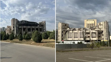Крыша Дворца студентов обрушилась в Алматы (ВИДЕО)
