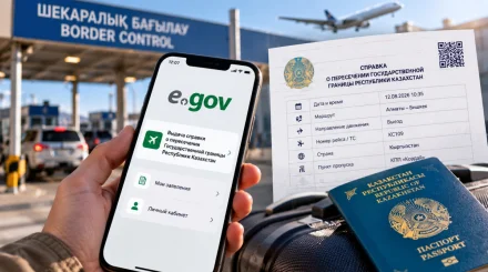 На eGov появилась новая справка - о пересечении границы