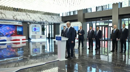 Глава государства принял участие в церемонии запуска завода