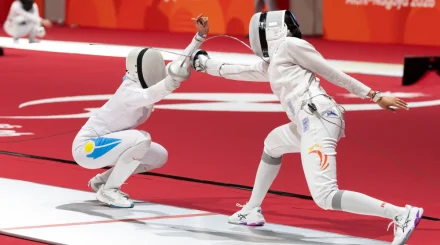 Женская сборная Казахстана вышла в полуфинал Азиатских игр по фехтованию