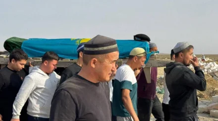  Маңғыстауда қаза тапқан әскери қызметшілермен қоштасу рәсімі өтті 