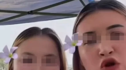 Две девушки устроили матерный эфир на авторынке Алматы (ВИДЕО)
