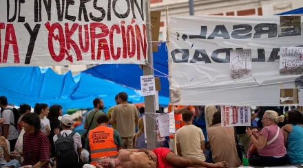 В Мадриде протестуют против дорогой аренды и жилищного кризиса