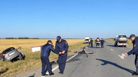 Қостанай облысында екі көлік бетпе-бет соғылып, бір адам көз жұмды