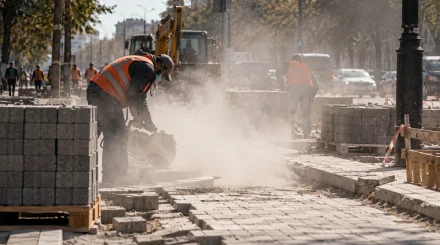 Алматының Алмалы ауданында жөндеу жұмыстары кезінде шаң неге көбейеді? Әкімдік түсініктеме берді