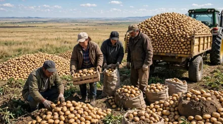 Больше 2 млн тонн картофеля собрали аграрии Казахстана