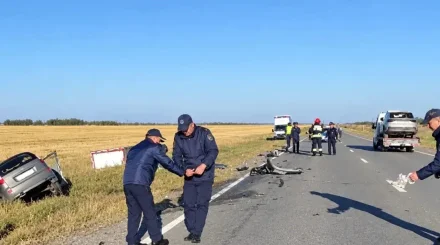 Екі көлік соқтығысып, бір адам қаза тапты