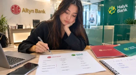 Кредит на 2 или 5 млн тенге: сколько придется вернуть Altyn Bank и Halyk Bank