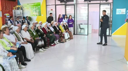 Ко Дню пожилых людей партия «Әділет» проводит тематические мероприятия для старшего поколения
