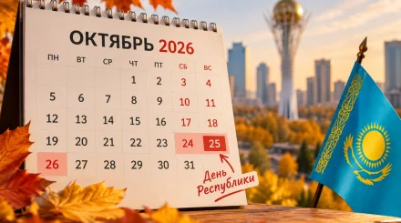 Сколько дней отдохнут казахстанцы в октябре 2026 года