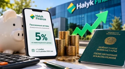 Halyk Finance сохранил комиссию за управление пенсионными накоплениями на уровне 5%