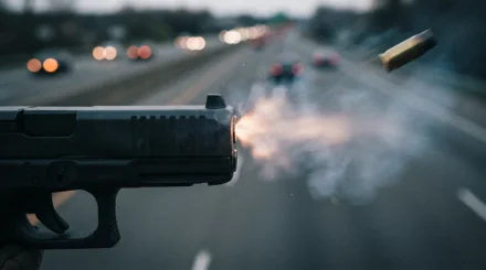 Полицейского застрелили во время обычной проверки автомобиля на трассе