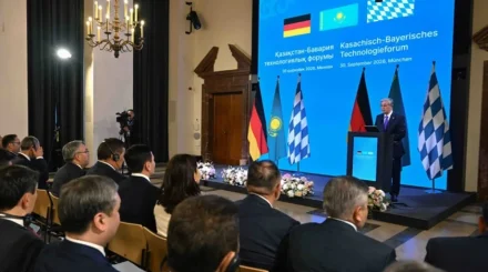 Президент бавариялық бизнесмендерді өнеркәсіп және логистика хабтарын бірлесе құруға шақырды
