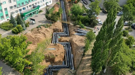 В Уральске заменили 1,82 километра труб на тепломагистрали ТМ-6
