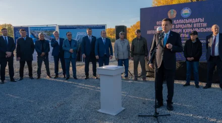   Өскеменде Ертіс өзені арқылы өтетін жаңа көпірдің құрылысы басталды   