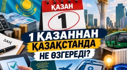 1 қазаннан елімізде бастап не өзгереді?