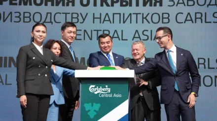 Новый завод по производству безалкогольных напитков открыли в Алматинской области