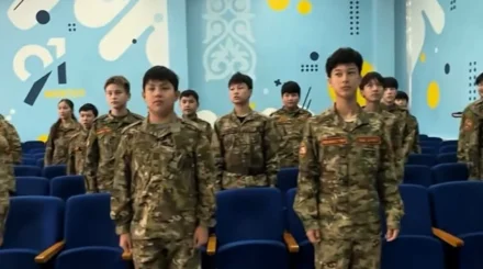   Ұлттық ұлан офицерлері жастарға ерлік сабақтарын өткізді   