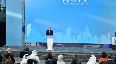 Касым-Жомарт Токаев открыл международный кинофестиваль Astana AI Film Festival