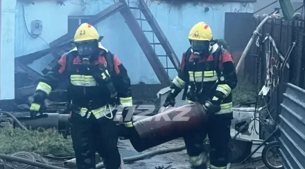 Теміртауда 120 шаршы метрлік нысан өртенді