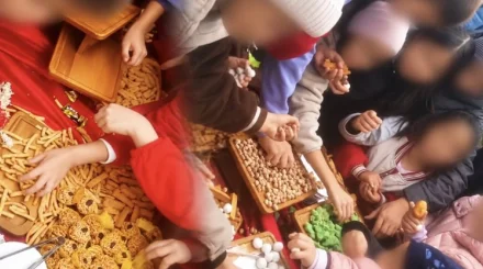 Астанчане устроили давку на бесплатной раздаче еды