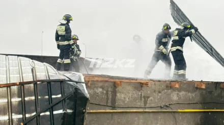   Түркістан облысында дәмхана өртенді   