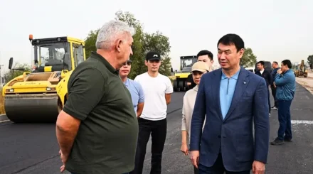 Дархан Сатыбалды ознакомился с ходом развития дорожной инфраструктуры города